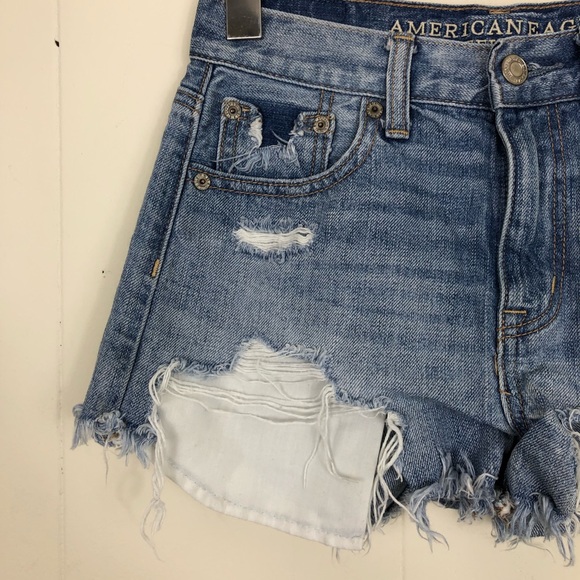 American Eagle Hi-Rise Festival Shorts Sz 0 - Picture 5 of 11